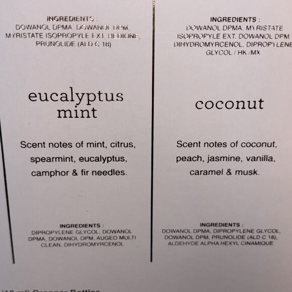 Sand + Fog Fragrance Diffuser Oils California Beach House Clean Waves Set Of 8 - Picture 10 of 10